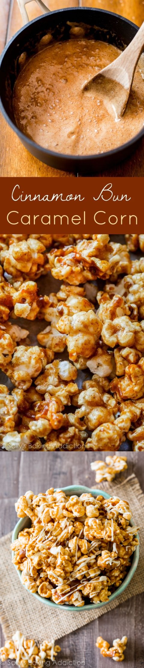 Cinnamon Bun Caramel Corn