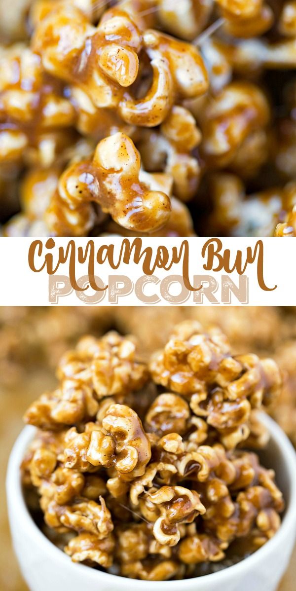 Cinnamon Bun Popcorn