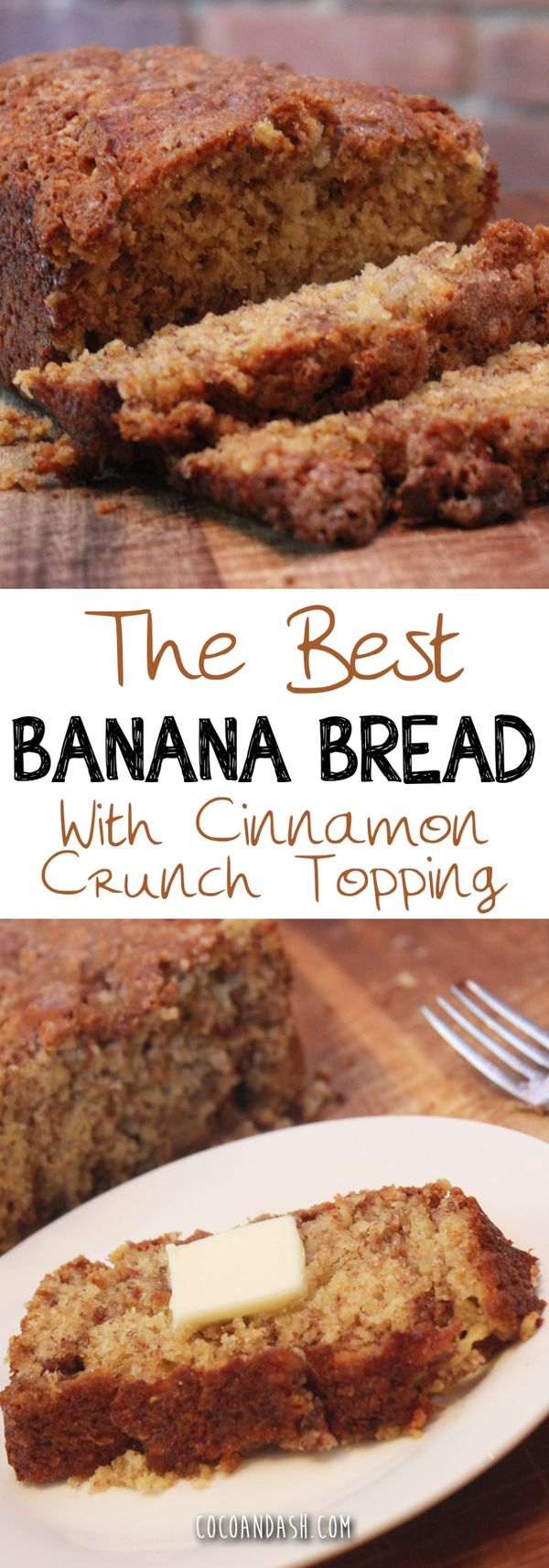 Cinnamon Crunch Banana Bread