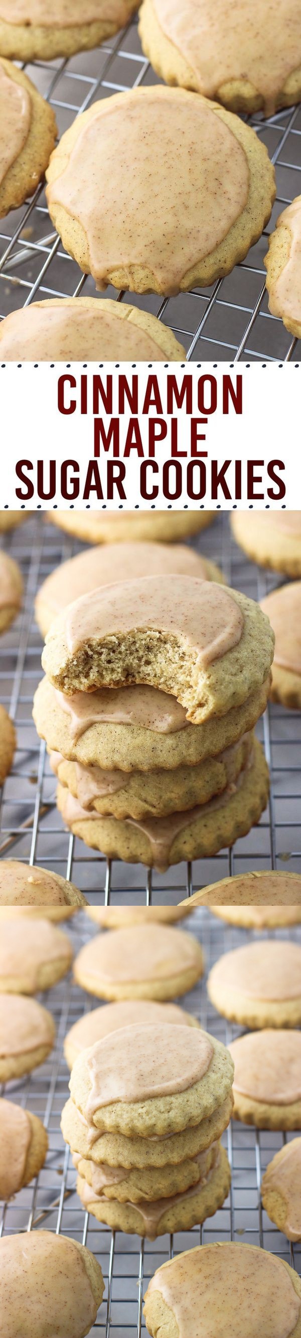 Cinnamon Maple Sugar Cookies