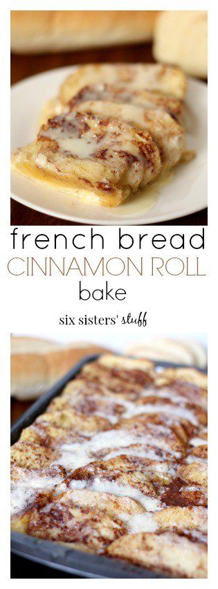 Cinnamon Roll French Bread Bake