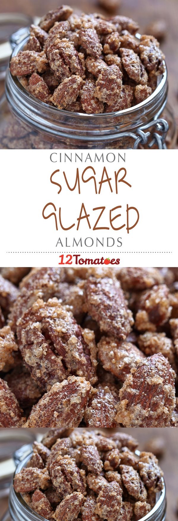 Cinnamon Sugar Glazed Almonds