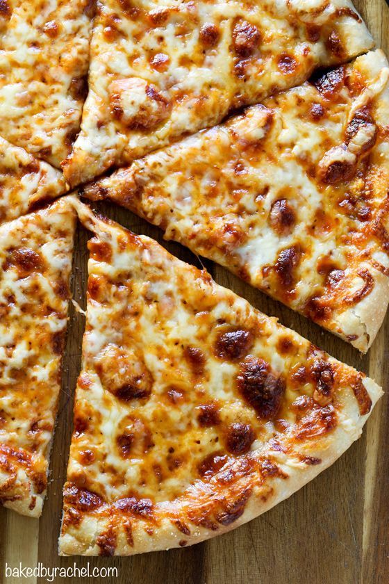 Classic Thin Crust Three Cheese Pizza