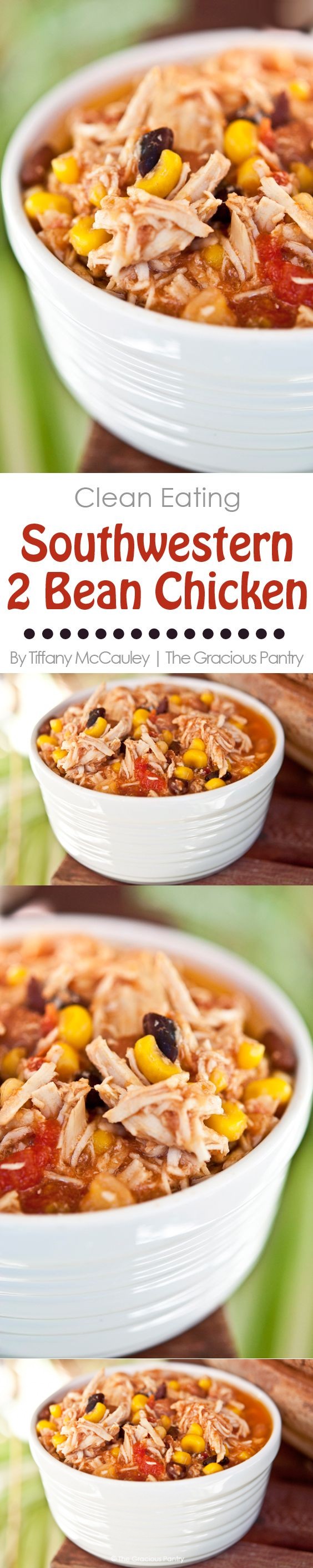 Clean Eating Slow Cooker Southwestern Chili