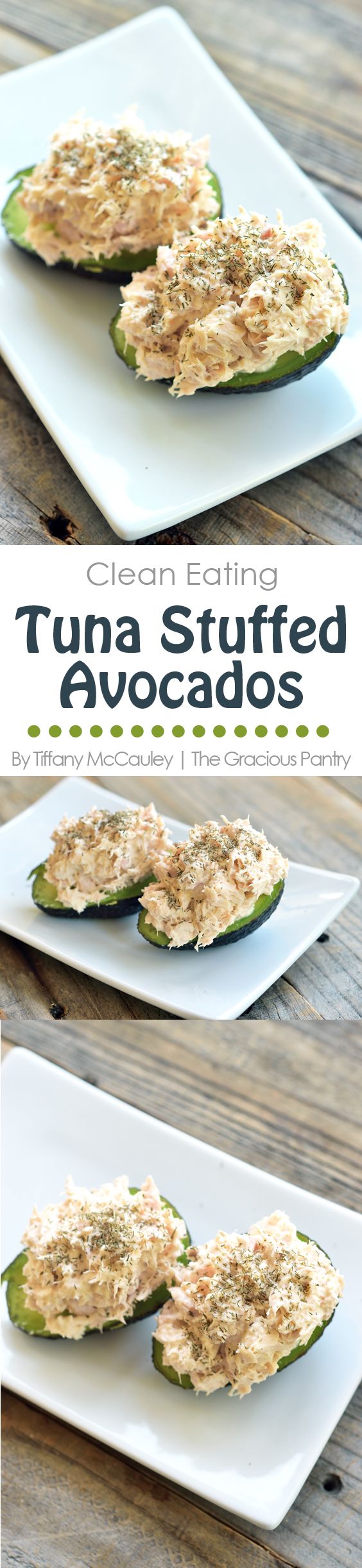 Clean Eating Tuna Stuffed Avocado