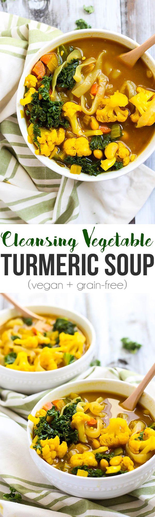 Cleansing Vegetable Turmeric Soup