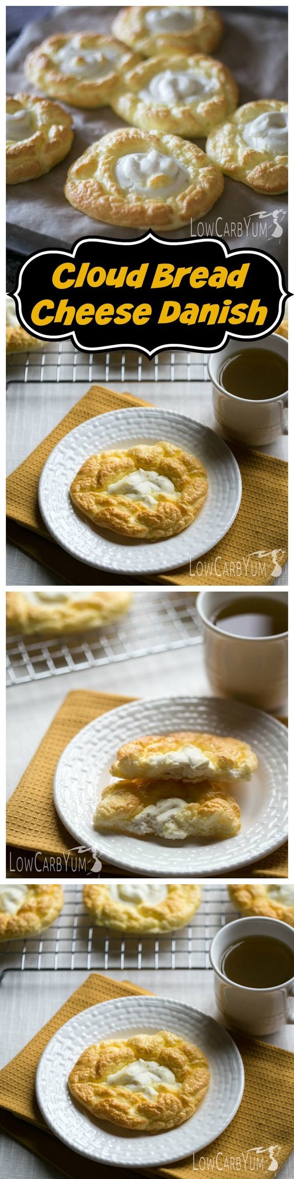 Cloud Bread Cheese Danish