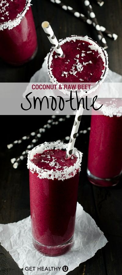 Coconut and Raw Beet Smoothie