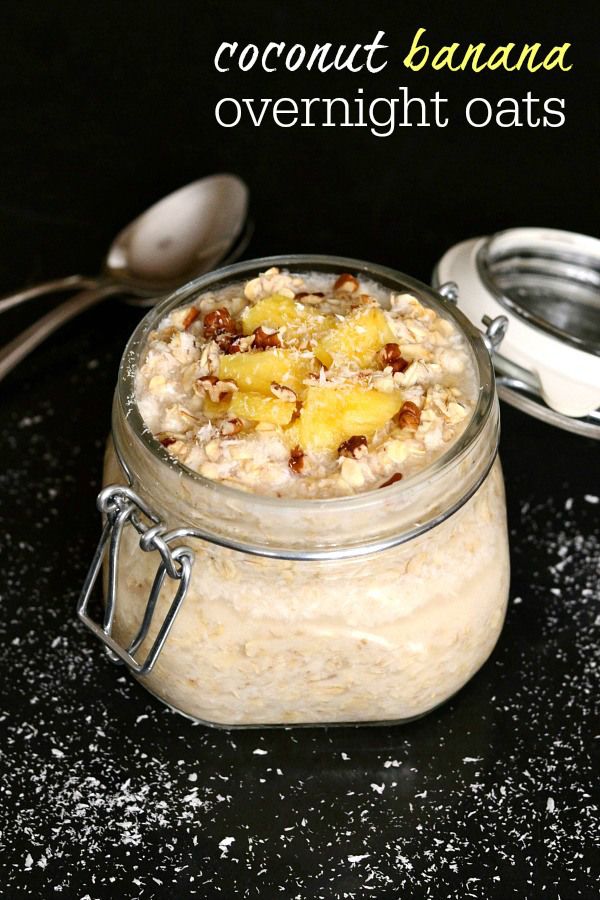 Coconut Banana Overnight Oats