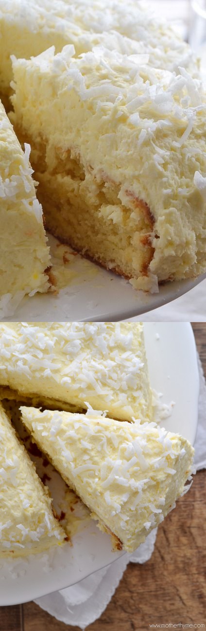 Coconut Cream Cake with Coconut Cream Frosting