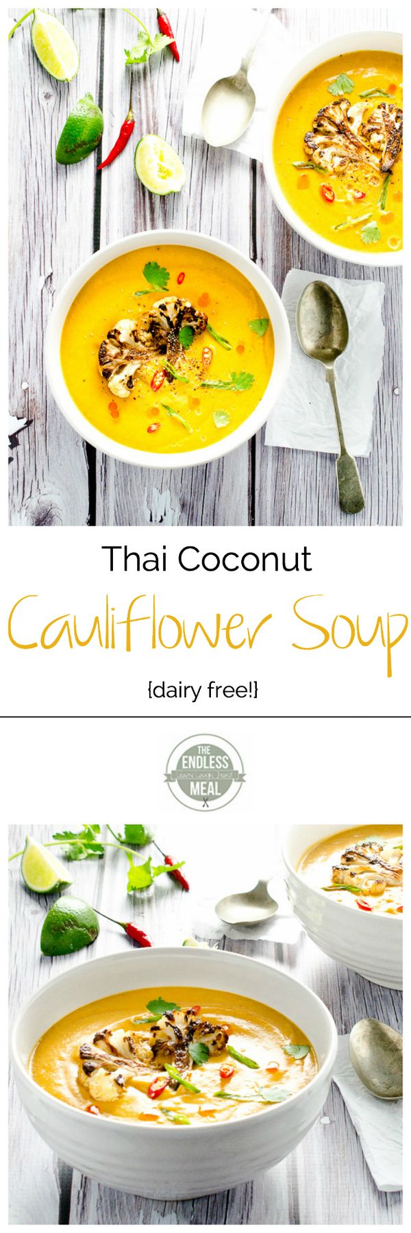 Coconut Curried Cauliflower Soup