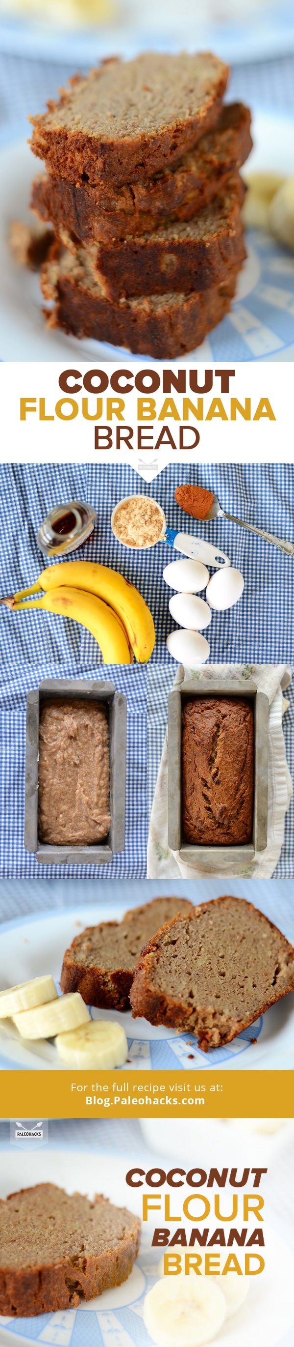 Coconut Flour Banana Bread