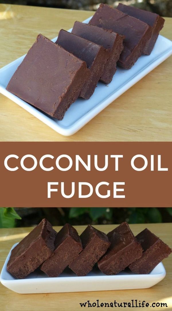 Coconut Oil Fudge