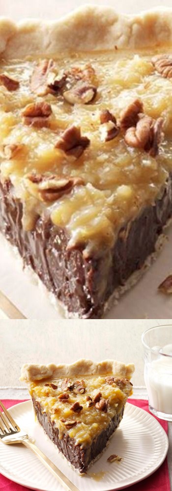 Coconut-Pecan German Chocolate Pie