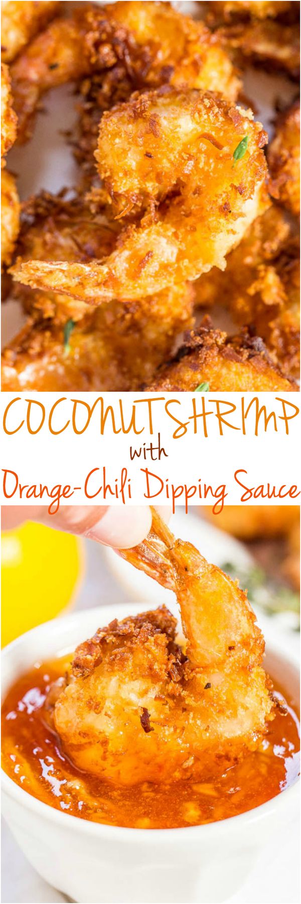 Coconut Shrimp with Orange-Chili Dipping Sauce