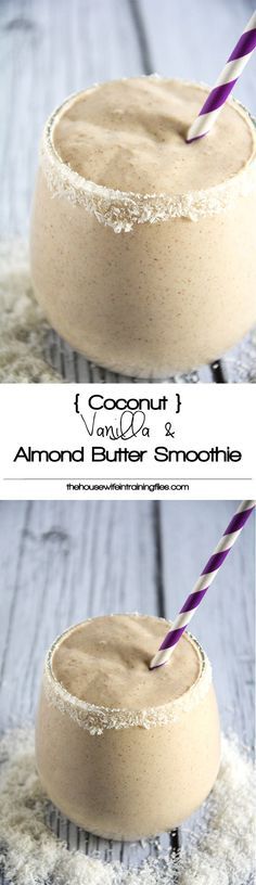 Coconut, Vanilla & Almond Butter Smoothie