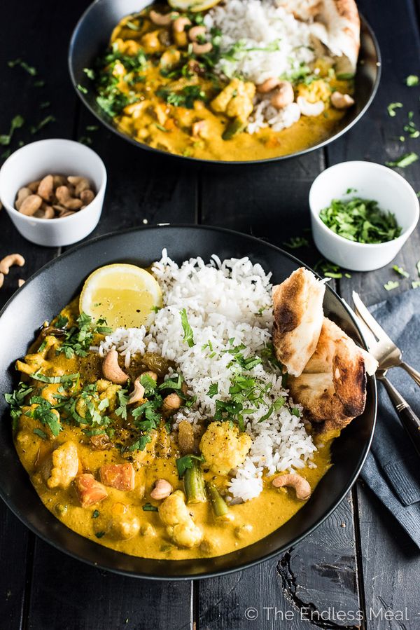 Coconut Vegetarian Korma