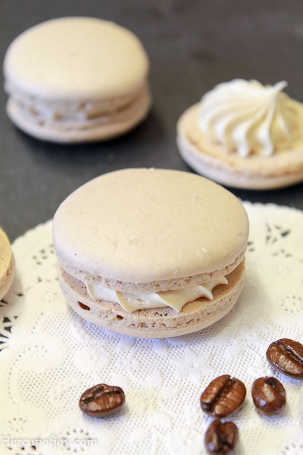 Coffee Macarons (Italian Method