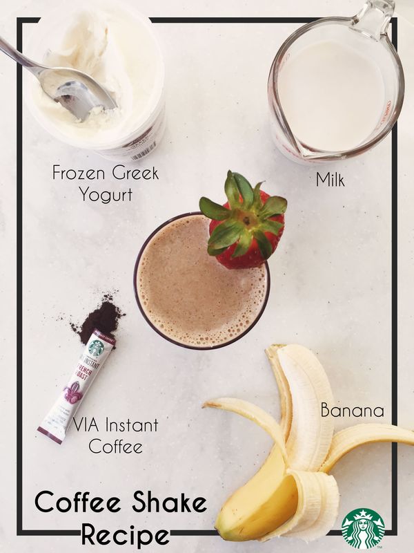 Coffee Smoothie Recipe Featuring Starbucks VIA® Instant