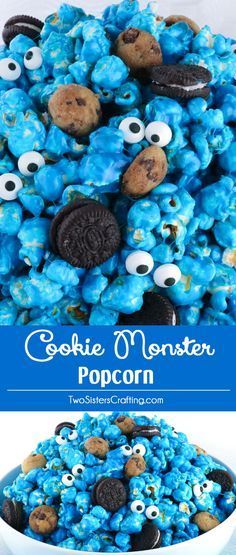 Cookie Monster Popcorn