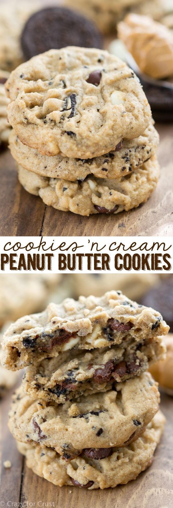 Cookies 'n Cream Peanut Butter Cookies