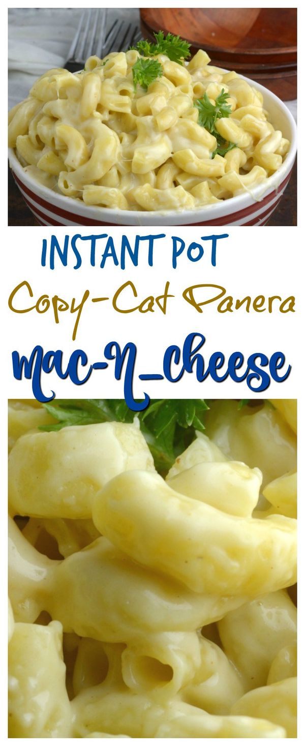 Copy Cat Panera Mac N Cheese In the Instant Pot