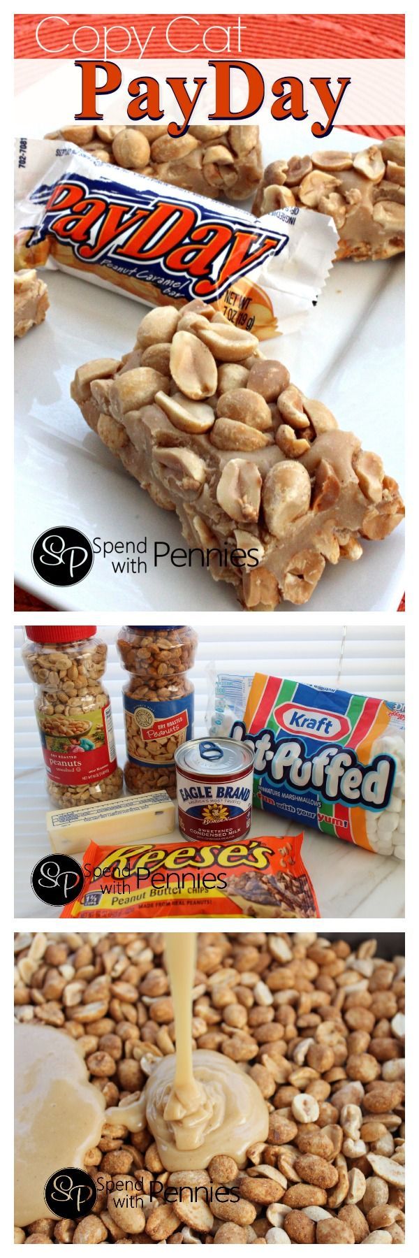 Copy Cat PayDay Candy Bars