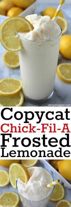 CopyCat Chick-fil-A Frosted Lemonade