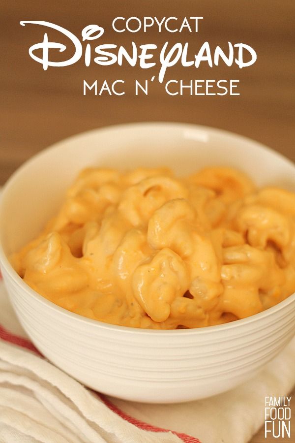 Copycat Disneyland Mickey's Mac n' Cheese