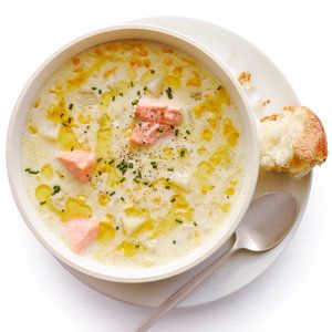 Corn and Salmon Chowder