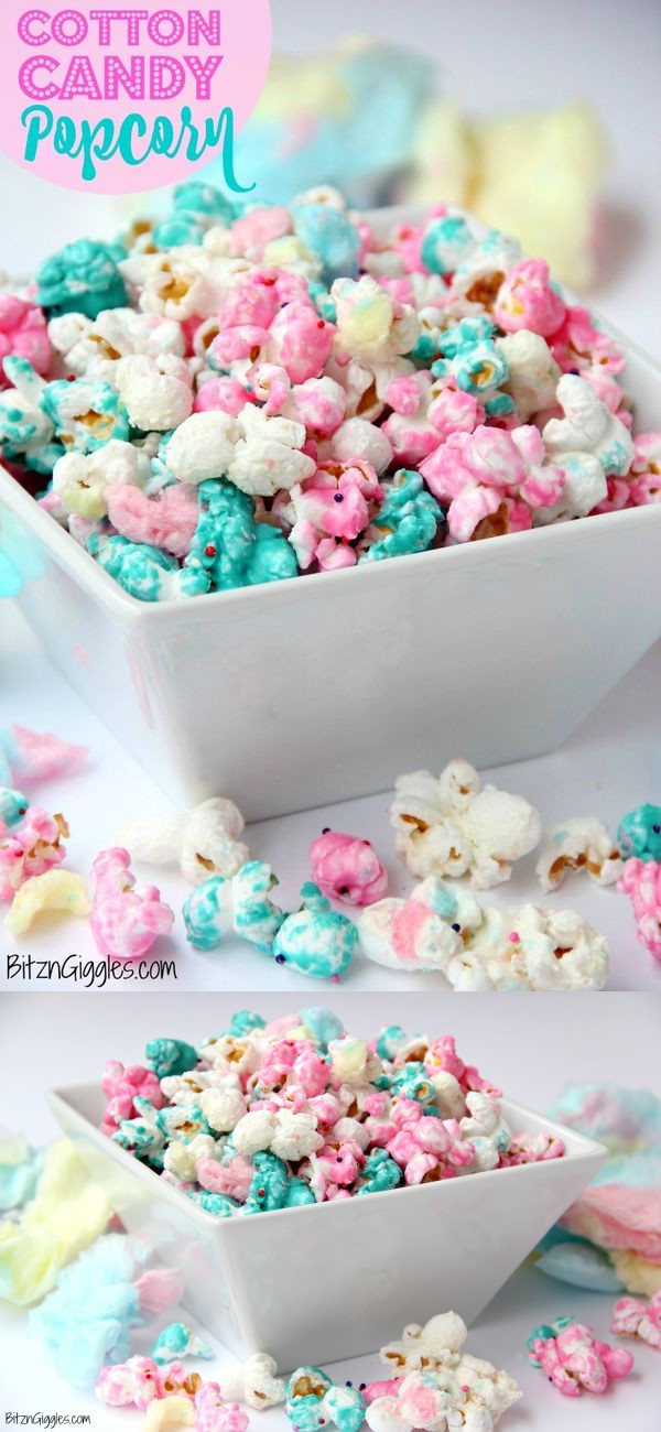 Cotton Candy Popcorn