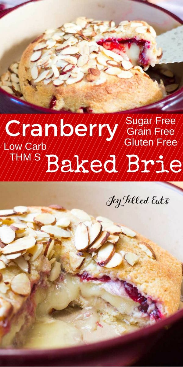 Cranberry Baked Brie – Low Carb Grain Free THM S