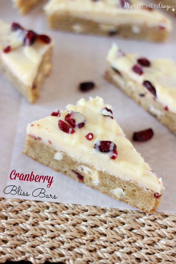 Cranberry Bliss Bars (Starbucks Copycat