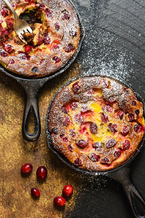 Cranberry Chocolate Chip Clafoutis