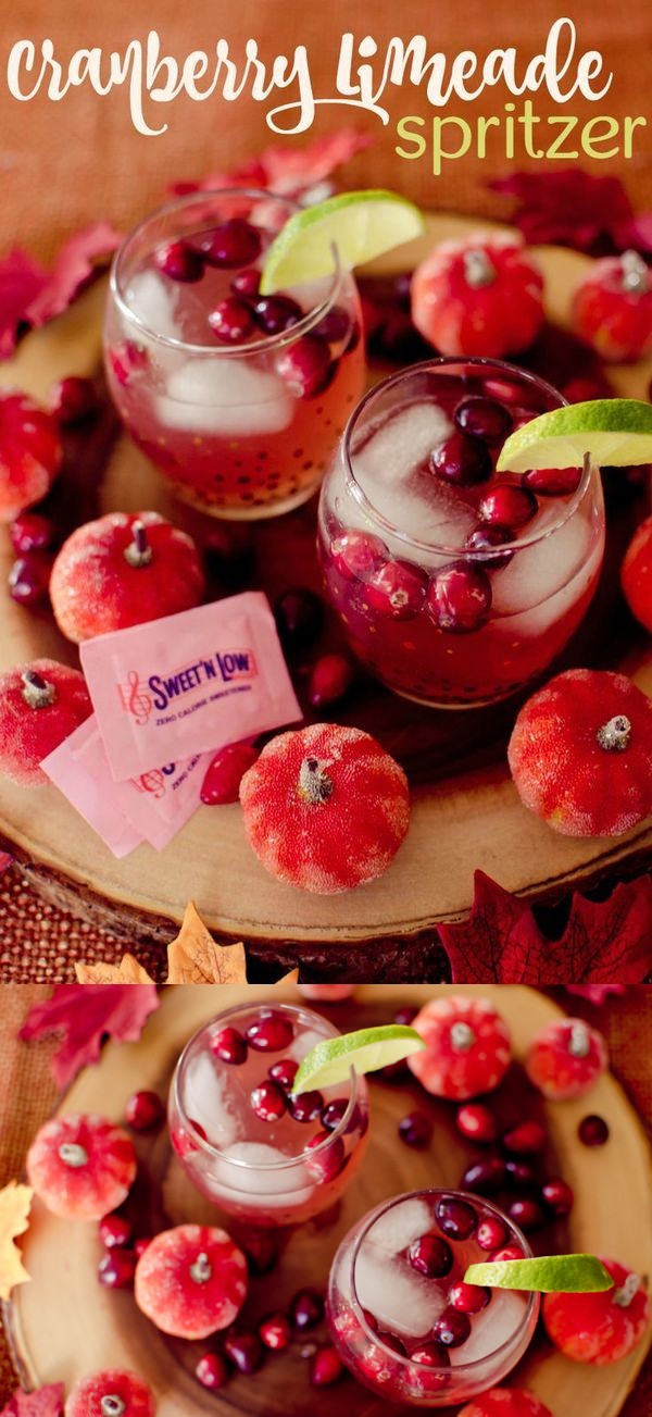 Cranberry Limeade Spritzer