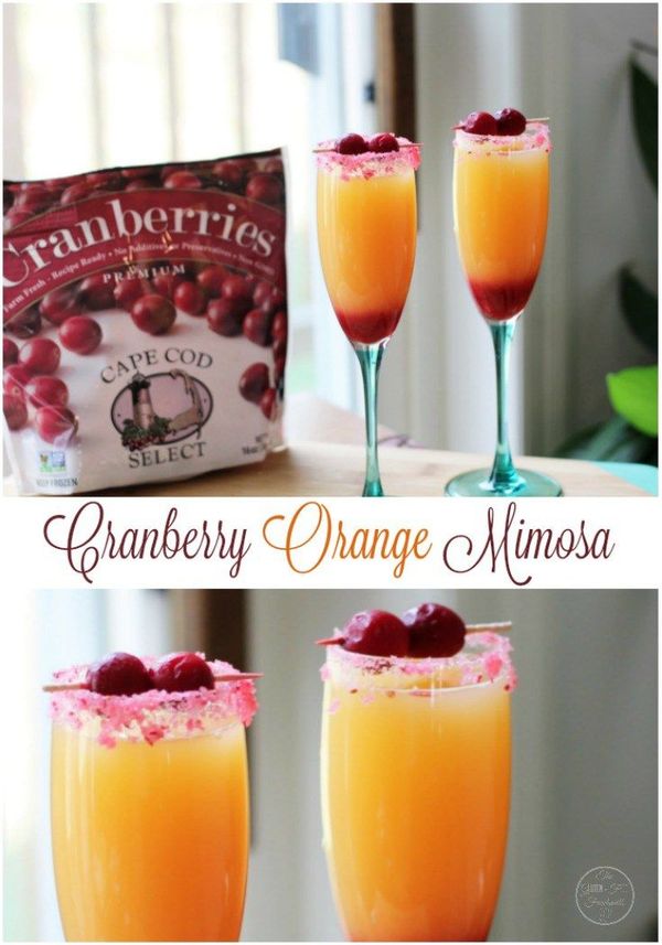 Cranberry Orange Mimosa