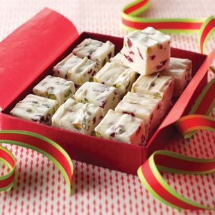 Cranberry-Pistachio Fudge