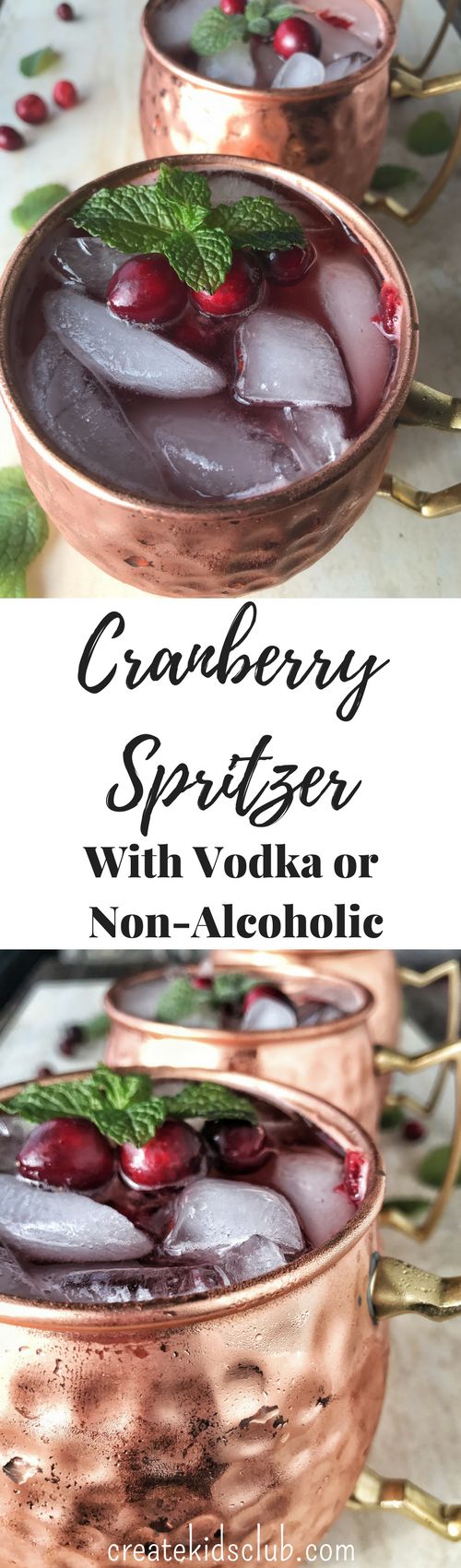 Cranberry Spritzer - A Signature Cocktail