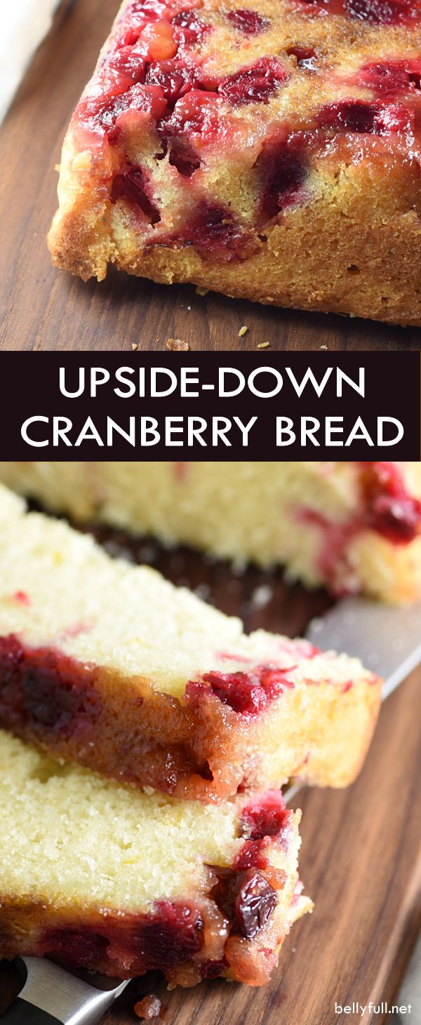 Cranberry Upside-Down Quick Bread