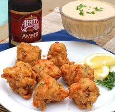 Crawfish Beignets with Remoulade Sauce