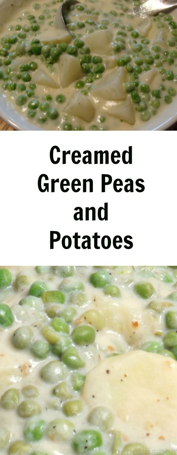 Creamed Peas And Potatoes