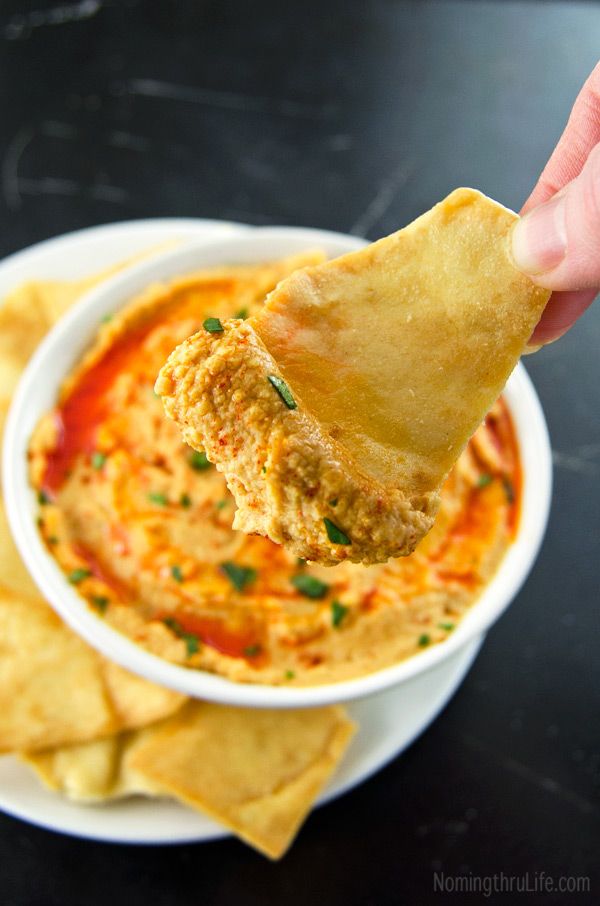 Creamy Buffalo Hummus