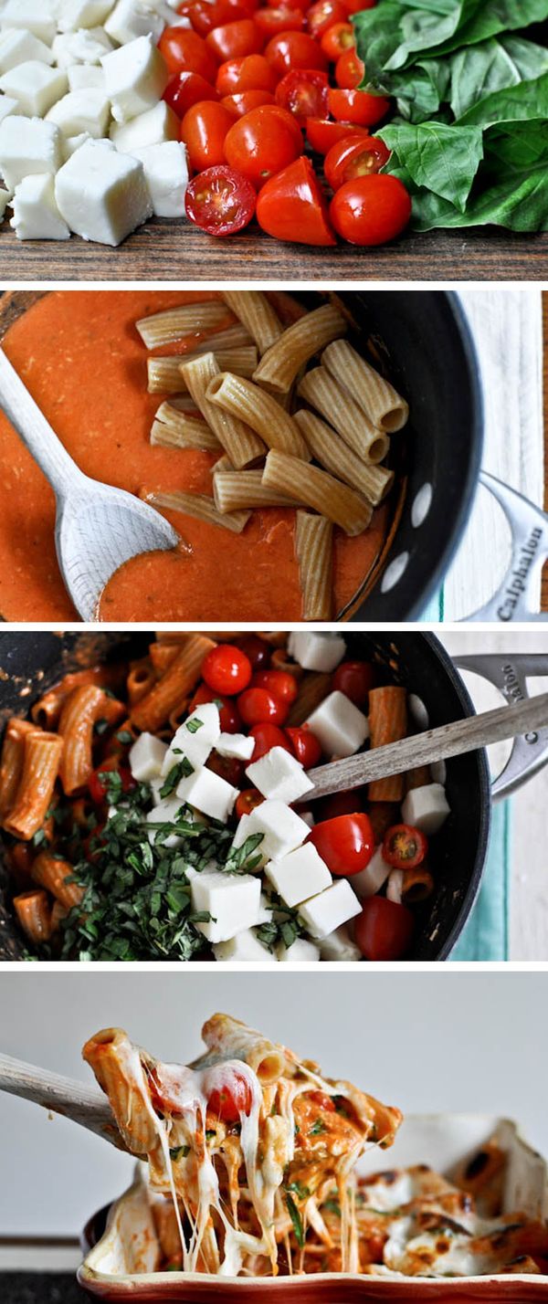 Creamy Caprese Pasta