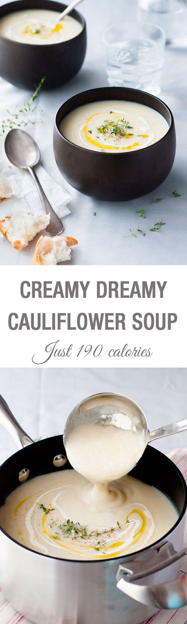 Creamy Dreamy Cauliflower Soup