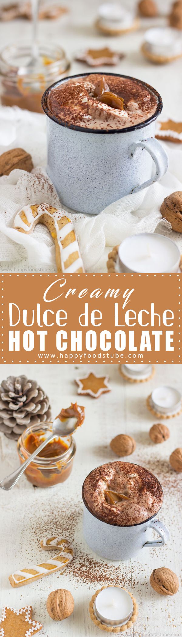 Creamy Dulce de Leche Hot Chocolate