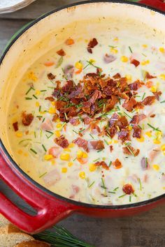 Creamy Ham Potato and Corn Chowder