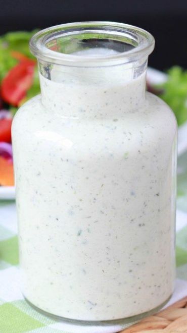 Creamy Herb & Cucumber Dressing