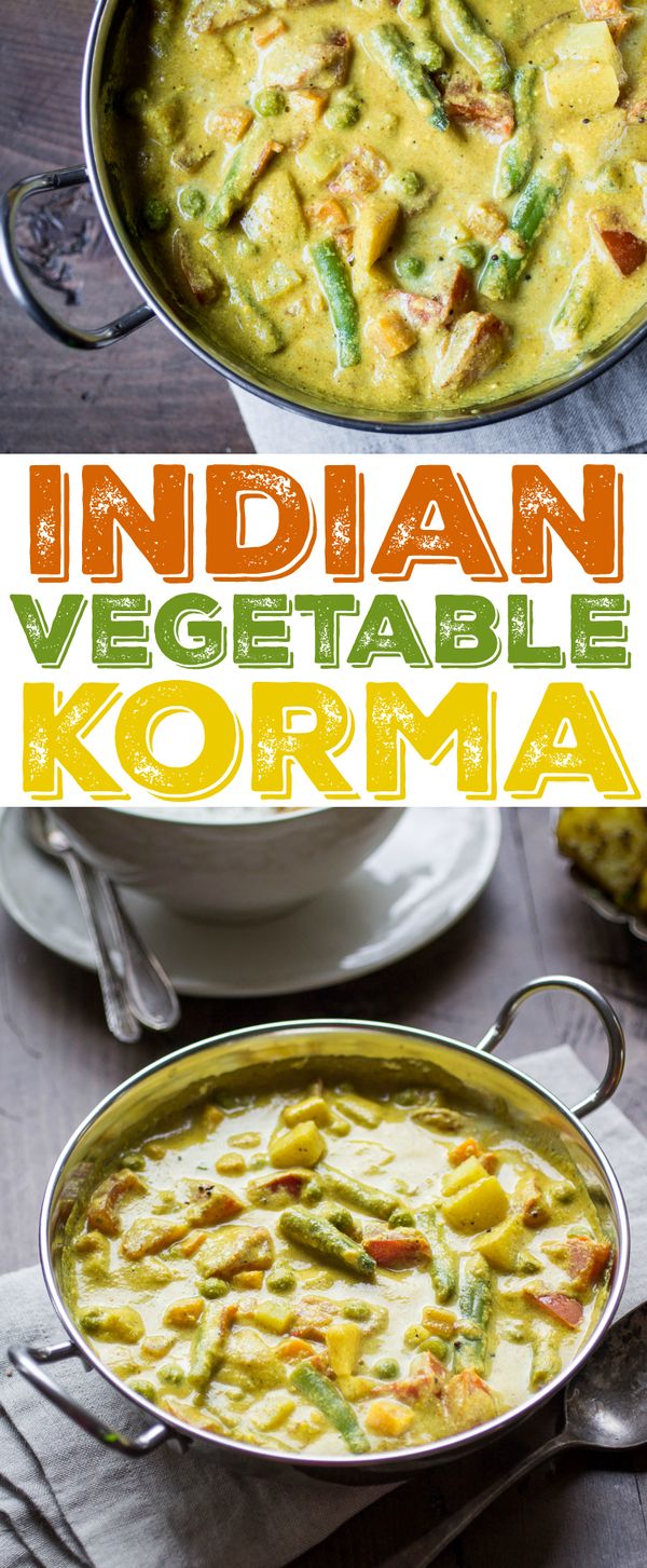 Creamy Indian Vegetable Korma