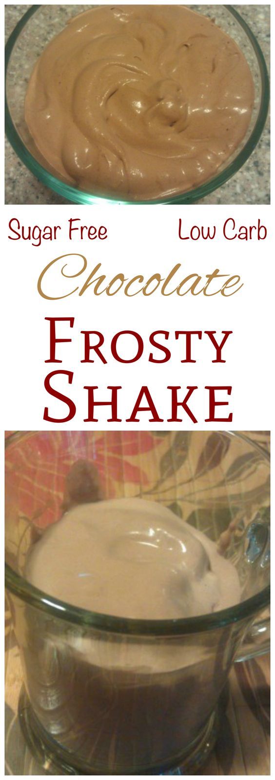 Creamy Low Carb Chocolate Frosty Shake