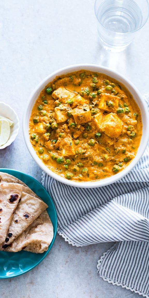 Creamy Matar Paneer Curry